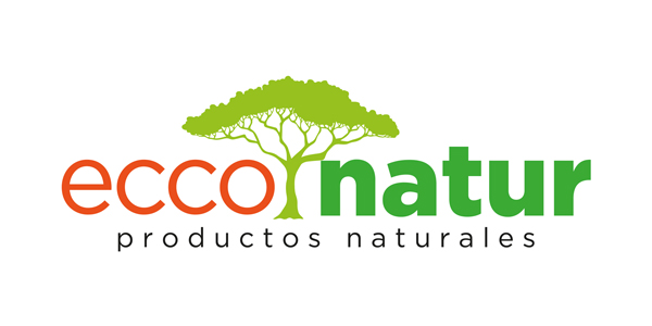 Portfolio of creative graphic design works of logo and corporate brand creation for a distributor of natural and ecological products: ECCONATUR
