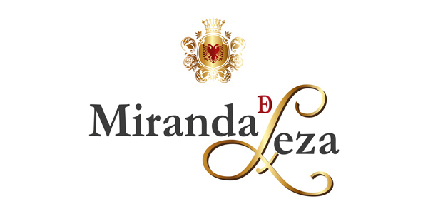 Creative graphic design portfolio of corporate logo and brand creation for wine export winery to China and Asian countries: MIRANDA DE LEZA